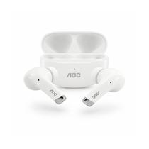 Fone de Ouvido Bluetooth Earbuds Pro V5.4 com Estojo de Recarga, Baixa Latência e Tradução por IA Branco AOC Fone de Ouvido Bluetooth Earbuds Pro V5.4 com Estojo de Recarga, Baixa Latência e Tradução por IA Branco AOC