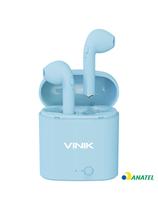 Fone De Ouvido Bluetooth Easy W1+ Tws True Wireless - Azul Fone De Ouvido Bluetooth Easy W1+ Tws True Wireless - Azul