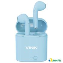 Fone De Ouvido Bluetooth Easy W1+ Tws True Wireless - Azul Fone De Ouvido Bluetooth Easy W1+ Tws True Wireless - Azul