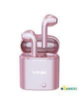 Fone De Ouvido Bluetooth Easy W1+ Tws True Wireless - Rose Fone De Ouvido Bluetooth Easy W1+ Tws True Wireless - Rose