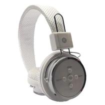 Fone de Ouvido Bluetooth FX-B05 Sem Fio SD Card FM Branco