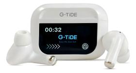 Fone De Ouvido Bluetooth G-tide Future Pod Touch Lcd Ipx4 Cor Branco Fone De Ouvido Bluetooth G-tide Future Pod Touch Lcd Ipx4 Cor Branco