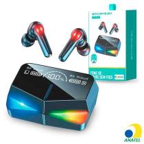 Fone de Ouvido Bluetooth Gamer 5.3 com Display e Led RGB ST160A Starmega Fone de Ouvido Bluetooth Gamer 5.3 com Display e Led RGB ST160A Starmega