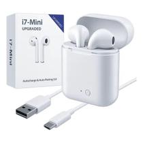 Fone de Ouvido Bluetooth I7-Mini Branco - Altomex