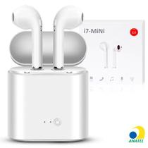 Fone De Ouvido Bluetooth I7 MINI TWS Branco