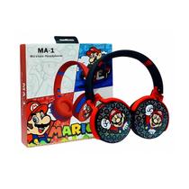 Fone de Ouvido Bluetooth Infantil Mario Edição Especial MA-1