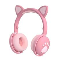 Fone De Ouvido bluetooth Infantil Orelha Gatinho