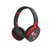 Fone de Ouvido Bluetooth Infantil Super Mario Wireless Fm