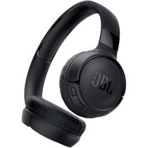 Fone de Ouvido Bluetooth JBL Tune 520BT Preto Sem Fio Pure Bass Com Microfone Controle JBLT520BTBLK