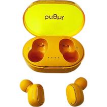 Fone de Ouvido Bluetooth MAX Sound Amarelo