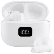 Fone de Ouvido Bluetooth Maxprint FBT2002 TWS, Display Digital, Branco