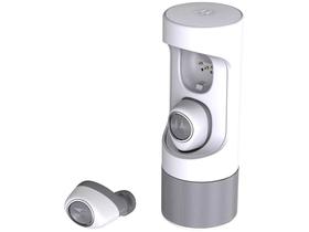 Fone de Ouvido Bluetooth Motorola Intra Auricular - com Microfone Esportivo Cinza e Branco VerveOnes