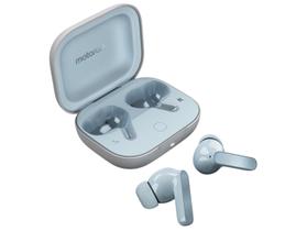 Fone de Ouvido Bluetooth Motorola Moto Buds com Microfone com Cancelamento de Ruído Intra-auricular True Wireless Light Blue