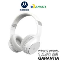 Fone de Ouvido Bluetooth Motorola Original Moto XT 220, Som HD e Microfone - Branco