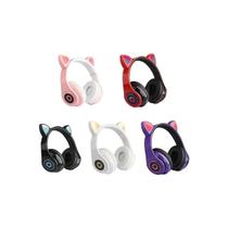 Fone De Ouvido Bluetooth Orelha De Gato Gatinho Headfone B39