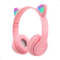 Fone De Ouvido Bluetooth Orelha Gatinho Infantil Led Sem Fio - - X-CELL