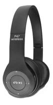 Fone de Ouvido Bluetooth P47 Wireless 5.0 com Micro SD e Conector P2