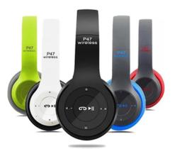 Fone De Ouvido Bluetooth P47 Wireless 5.0 Headphone Micro Sd - mais br