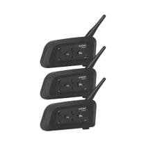 Fone De Ouvido Bluetooth Para Árbitro De Futebol V4C 3PCS, Intercomunicador Duplex Completo De 1200M