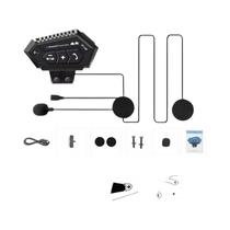 Fone De Ouvido Bluetooth Para Capacete De Moto 1000mAh 500M Intercomunicador Sem Fio Mãos Livres Fone De Ouvido Bluetooth Para Capacete De Moto 1000mAh 500M Intercomunicador Sem Fio Mãos Livres