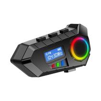 Fone De Ouvido Bluetooth Para Capacete De Moto À Prova d'Água IP65 Com Reprodutor De Música E Rádio