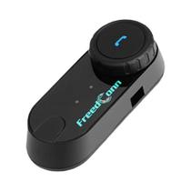 Fone De Ouvido Bluetooth Para Capacete De Moto Com Intercomunicador FM Para 6 Pilotos Freedconn