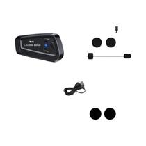 Fone De Ouvido Bluetooth Para Capacete De Moto IPX6 À Prova d'Água Com Redução De Ruído Y06 Pequeno Fone De Ouvido Bluetooth Para Capacete De Moto IPX6 À Prova d'Água Com Redução De Ruído Y06 Pequeno
