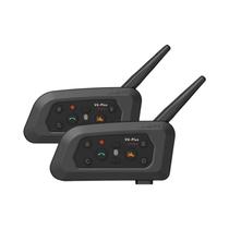 Fone De Ouvido Bluetooth Para Capacete De Moto XINOWY V6 plus Intercomunicador 1200M Para 6 Fone De Ouvido Bluetooth Para Capacete De Moto XINOWY V6 plus Intercomunicador 1200M Para 6