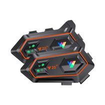 Fone De Ouvido Bluetooth Para Capacete De Moto Y20-2X Intercomunicador Para 2 Motociclistas BT5.0 Fone De Ouvido Bluetooth Para Capacete De Moto Y20-2X Intercomunicador Para 2 Motociclistas BT5.0