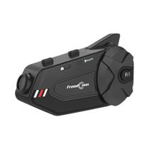 Fone De Ouvido Bluetooth Para Capacete De Motocicleta Freedconn R1Plus Intercomunicador Com APP Wifi