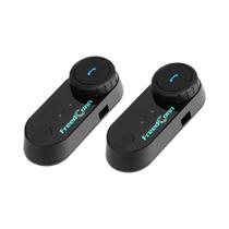 Fone De Ouvido Bluetooth Para Capacete De Motocicleta Freedconn T Com VB Intercomunicador Sem Fio