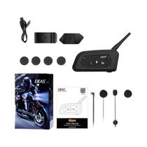 Fone De Ouvido Bluetooth Para Capacete EJEAS Tipo C V6 pro Intercomunicador Moto Walkie Talkie Para