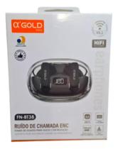Fone De Ouvido Bluetooth Para Jogos Earphones gold Fn-bt38