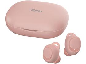 Fone de Ouvido Bluetooth Philco Air Be PFI96ESR - True Wireless com Microfone Resistente à Água Rosa