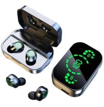 Fone De Ouvido Bluetooth Power Bank Com Display Espelho - bmax