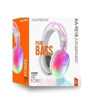 Fone de ouvido bluetooth RGB - Headphone Gamer - KA9218 - LED Colorido Fone de ouvido bluetooth RGB - Headphone Gamer - KA9218 - LED Colorido