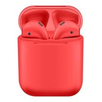 Fone De Ouvido Bluetooth Sem Fio Android e IOS Vermelho