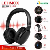 Fone de Ouvido Bluetooth Sem Fio Headset Lehmox com Microfone Fone de Ouvido Bluetooth Sem Fio Headset Lehmox com Microfone