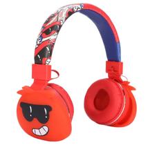Fone de Ouvido Bluetooth Sem Fio Infantil Várias Cores Jellie Monsters - Xtrad Vermelho