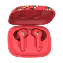 Fone de Ouvido Bluetooth Sem fio Intra Kids The Jellie Monsters Vermelho Fone de Ouvido Bluetooth Sem fio Intra Kids The Jellie Monsters Vermelho