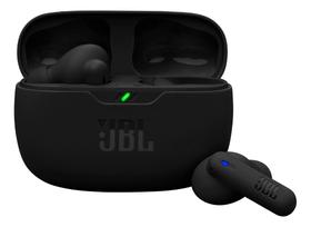 Fone De Ouvido Bluetooth Sem Fio JBL Wave Beam 2 Com Microfone - Preto