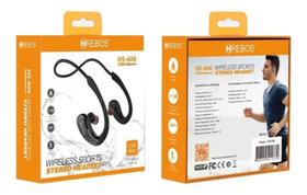Fone De Ouvido Bluetooth Sem Fio Neck Band Wireless Esporte - Hrebos (2 unidades) Fone De Ouvido Bluetooth Sem Fio Neck Band Wireless Esporte - Hrebos (2 unidades)