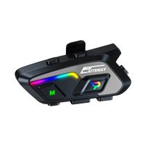 Fone De Ouvido Bluetooth Sem Fio Para Capacete De Motocicleta 1000mAh Intercomunicador