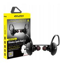 Fone De Ouvido Bluetooth Sem Fio Super Bass Earphone Wireless IPX4 Sport Awei A847bl Fone De Ouvido Bluetooth Sem Fio Super Bass Earphone Wireless IPX4 Sport Awei A847bl