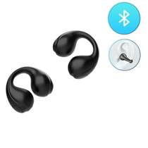 Fone De Ouvido Bluetooth Sem Fio Tipo De Condução Óssea Prova D'água Cor Preto