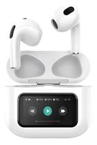 Fone De Ouvido Bluetooth Sem Fio Tws In-ear Tela Touch Lcd Cor Branco Basike Fone De Ouvido Bluetooth Sem Fio Tws In-ear Tela Touch Lcd Cor Branco Basike