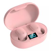 Fone De Ouvido Bluetooth Sem Fio Tws Microfone Todos Celular Rosa Fone De Ouvido Bluetooth Sem Fio Tws Microfone Todos Celular Rosa