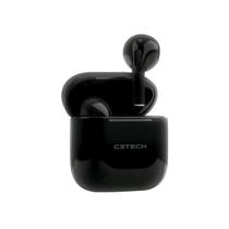 Fone De Ouvido Bluetooth Sem Fio Tws Touch Preto - C3Tech