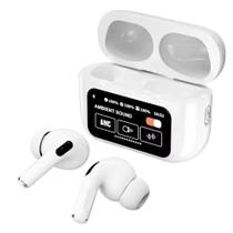 Fone de Ouvido Bluetooth Sem Fio Visor Tela Touch Cancelamento De Ruído Compatível Android e ios