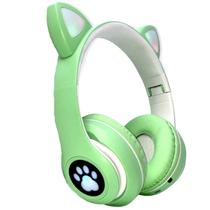 Fone de Ouvido Bluetooth Sem Fios Presente Para Crianças Orelha Gatinho - Altomex
